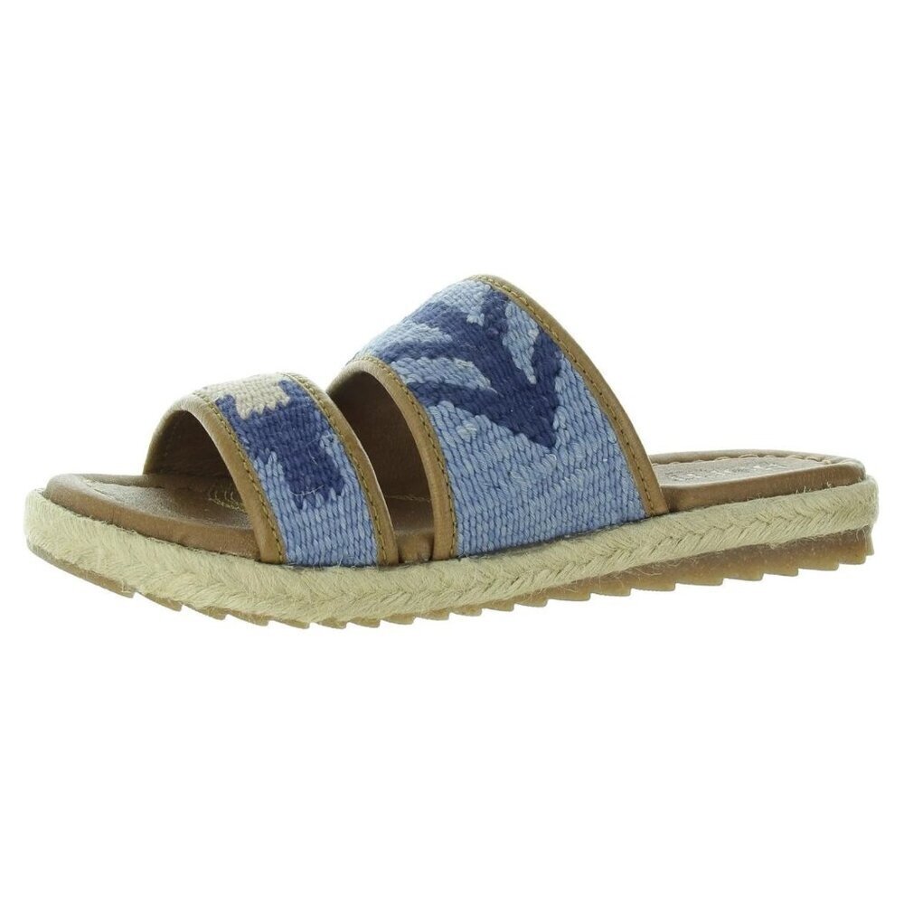 NEW Born Ellie Handwoven Arrow Design Sandal in Blue Sz. 7